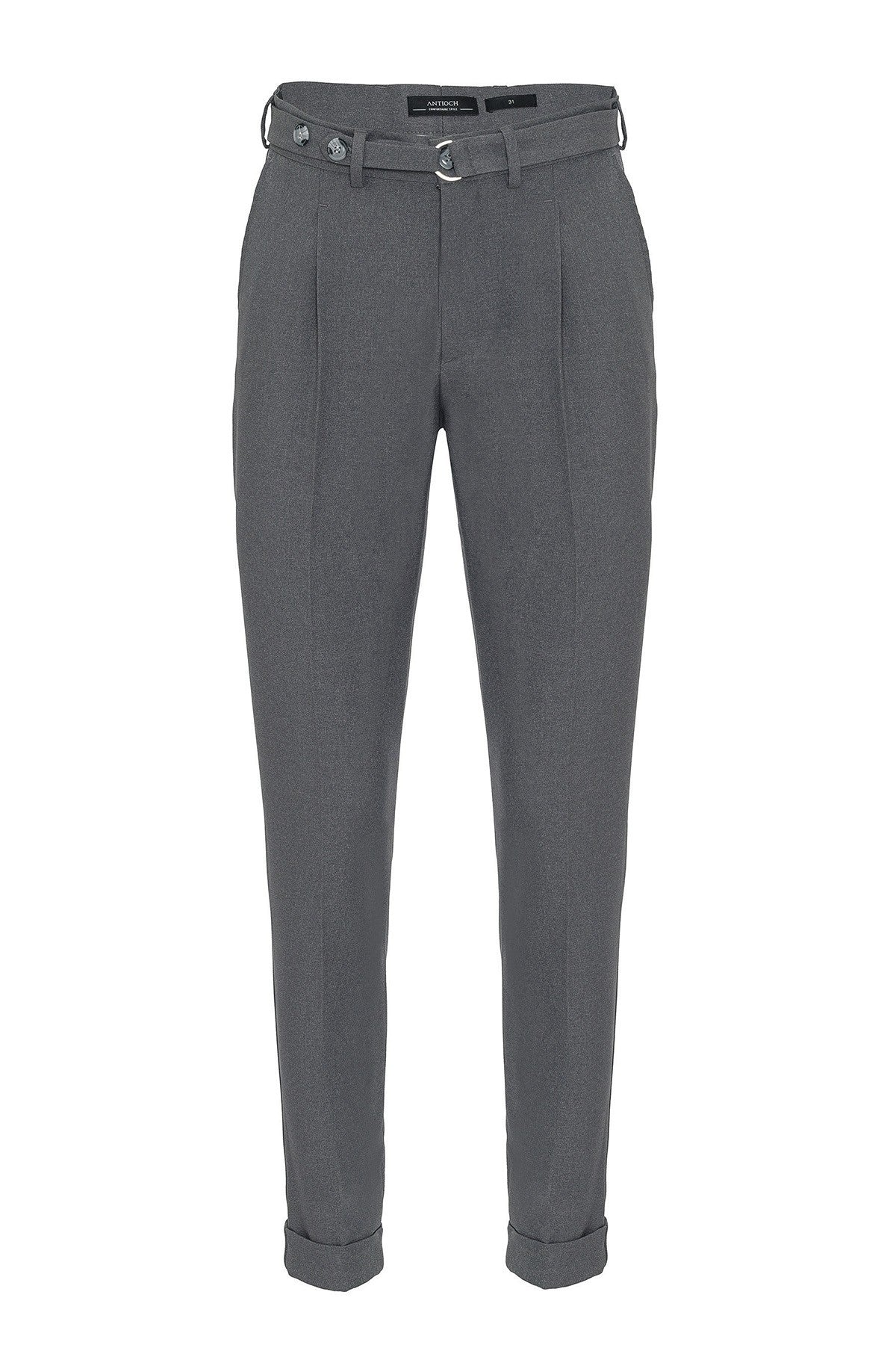 Antioch High-Waisted Pleated Pants