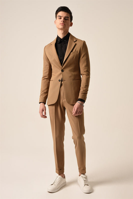 Antioch High-Waisted Pleated Pants