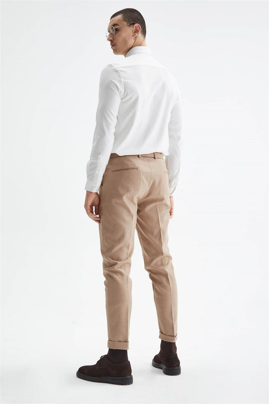 Antioch High-Waisted Pleated Pants
