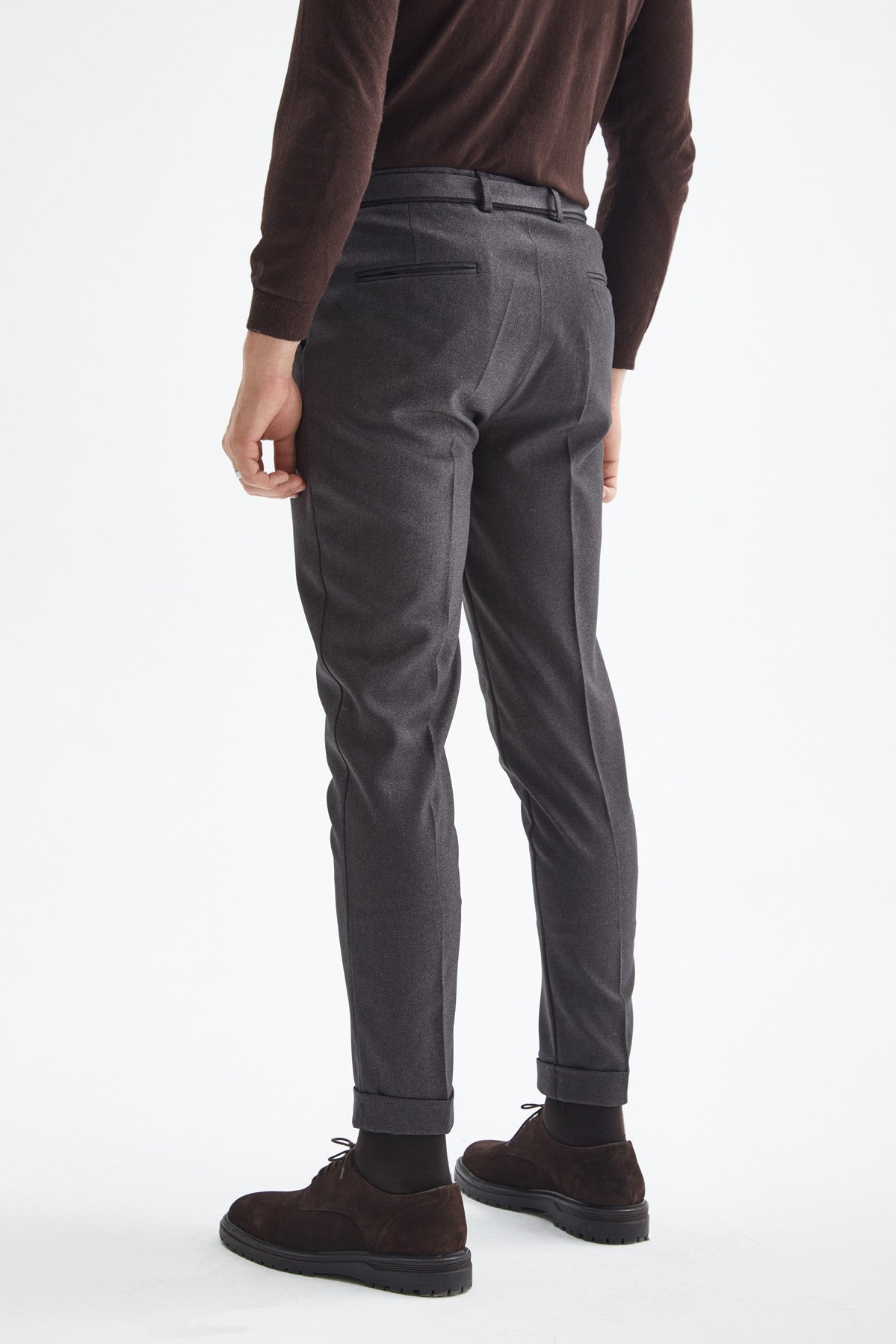 Antioch High-Waisted Pleated Pants