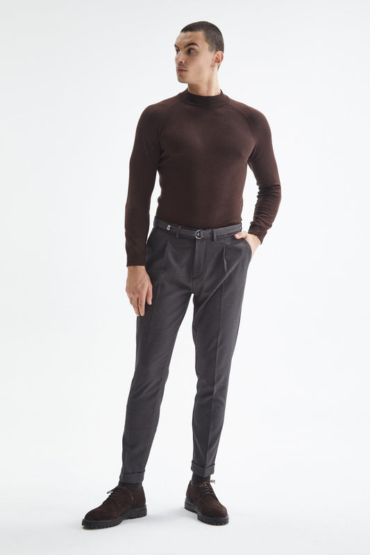 Antioch High-Waisted Pleated Pants