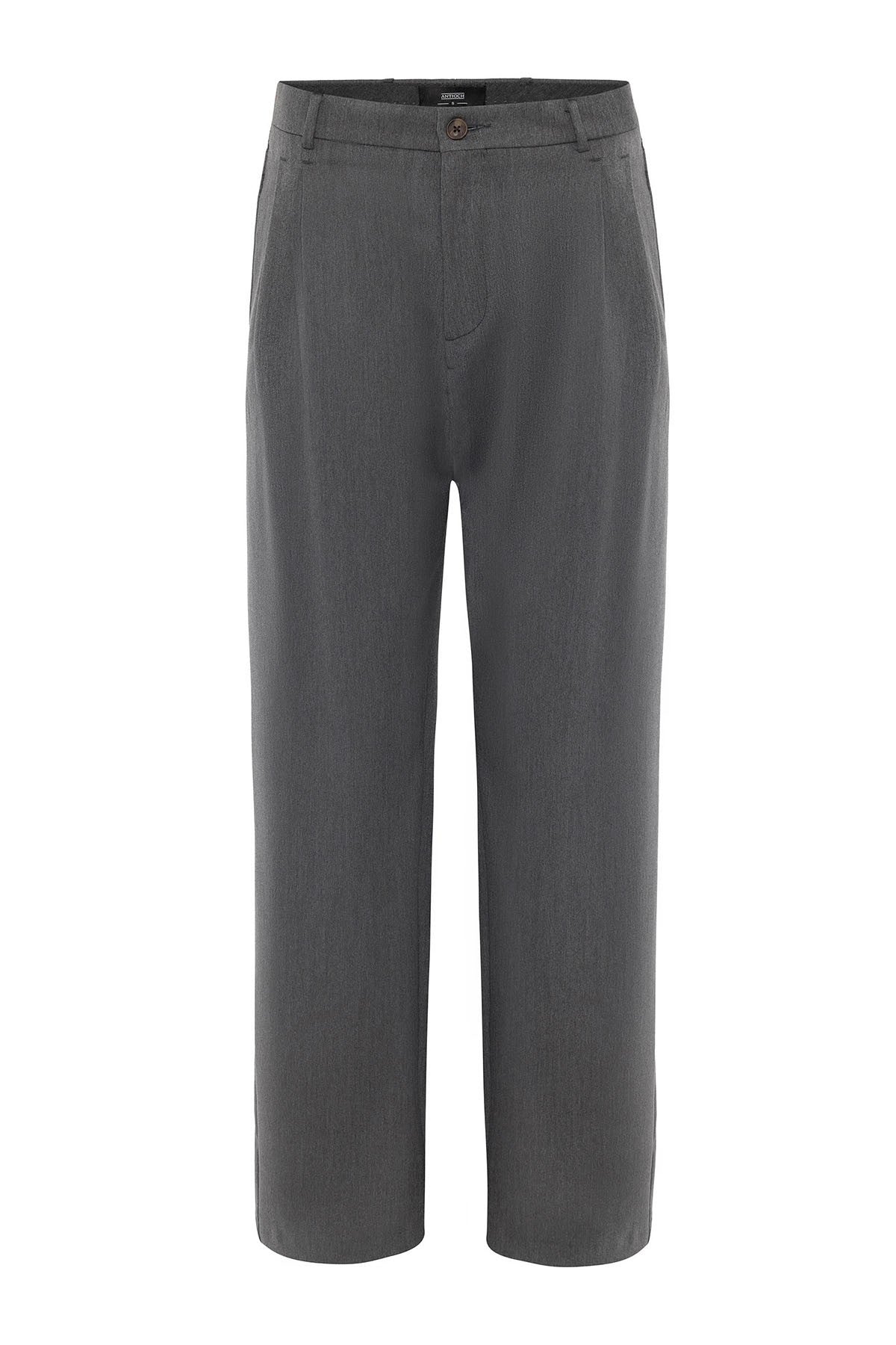 High-Waisted Pleated Relaxed-Fit Men's Pants