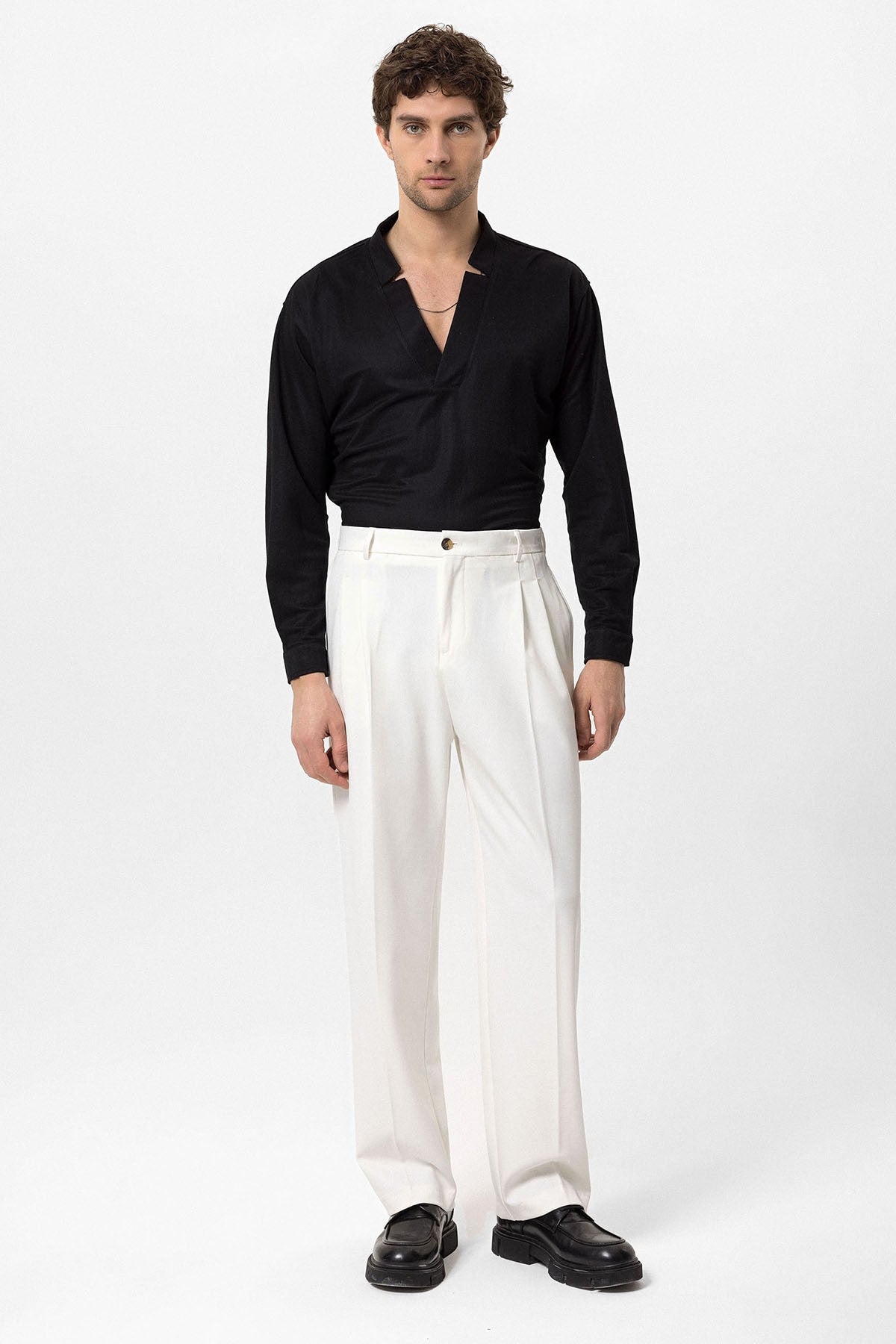 Antioch High-Waisted Pleated Relaxed-Fit Men's Pants