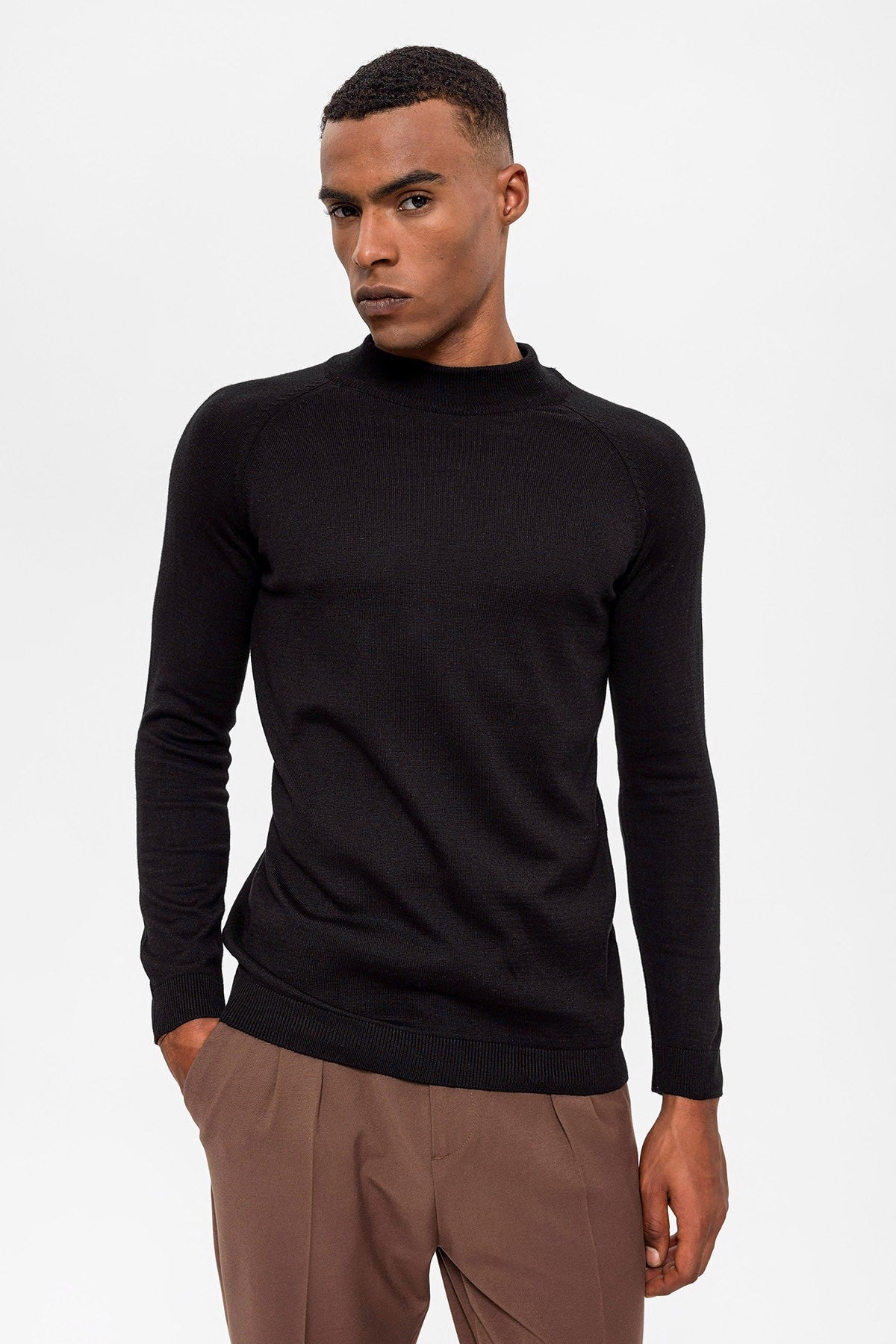 Men's Half-Turtleneck Sweater