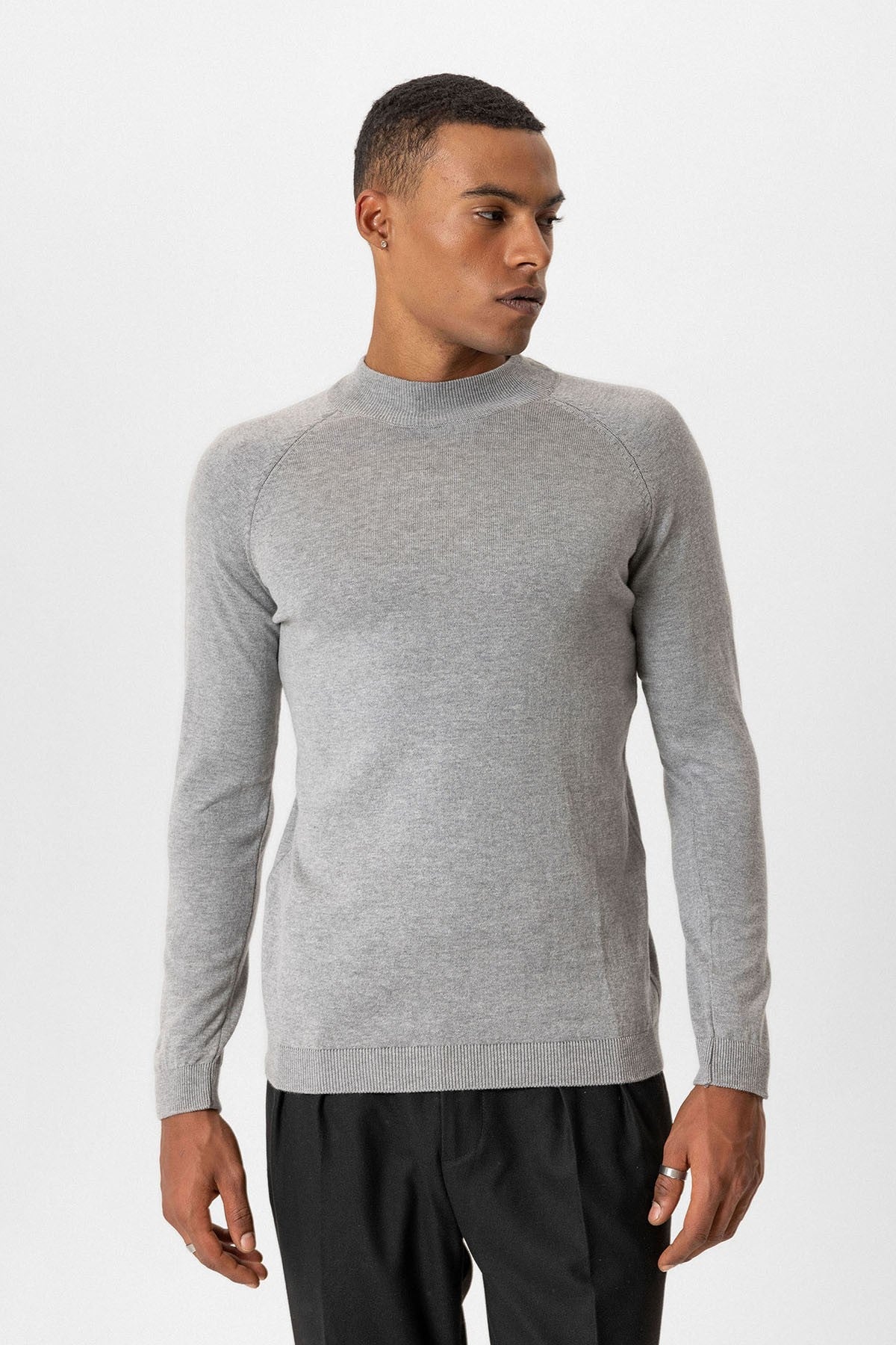 Antioch Men's Half-Turtleneck Sweater