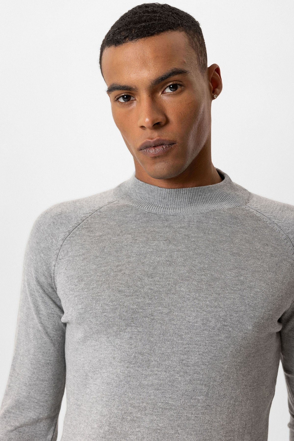 Antioch Men's Half-Turtleneck Sweater