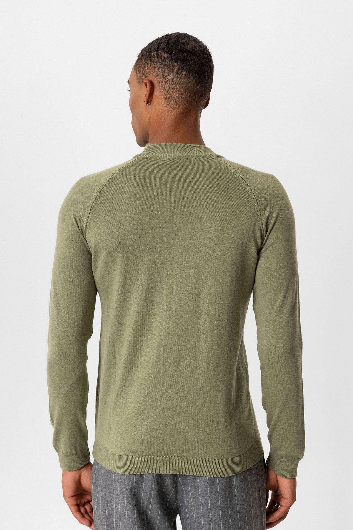 Antioch Men's Half-Turtleneck Sweater