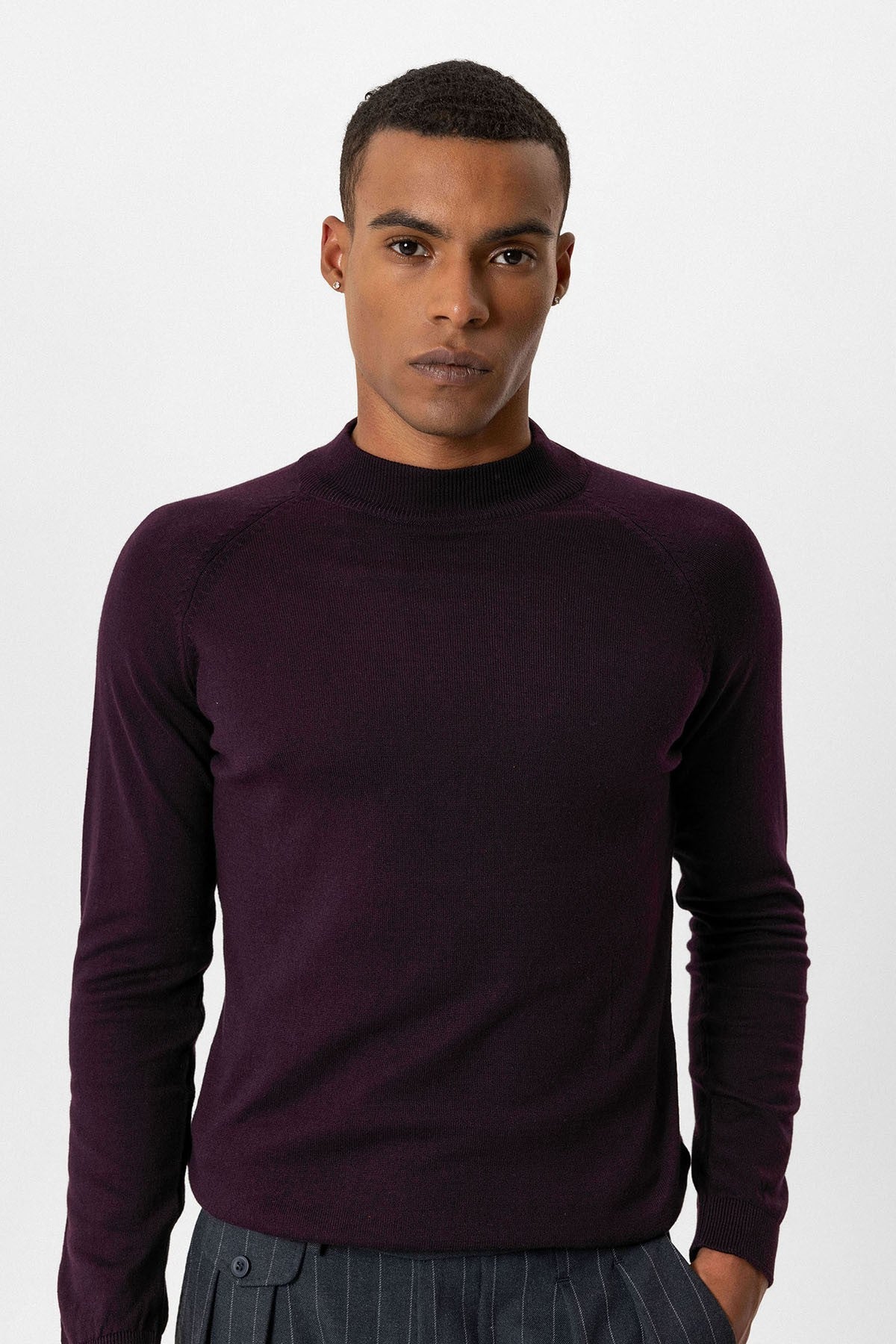 Antioch Men's Half-Turtleneck Sweater