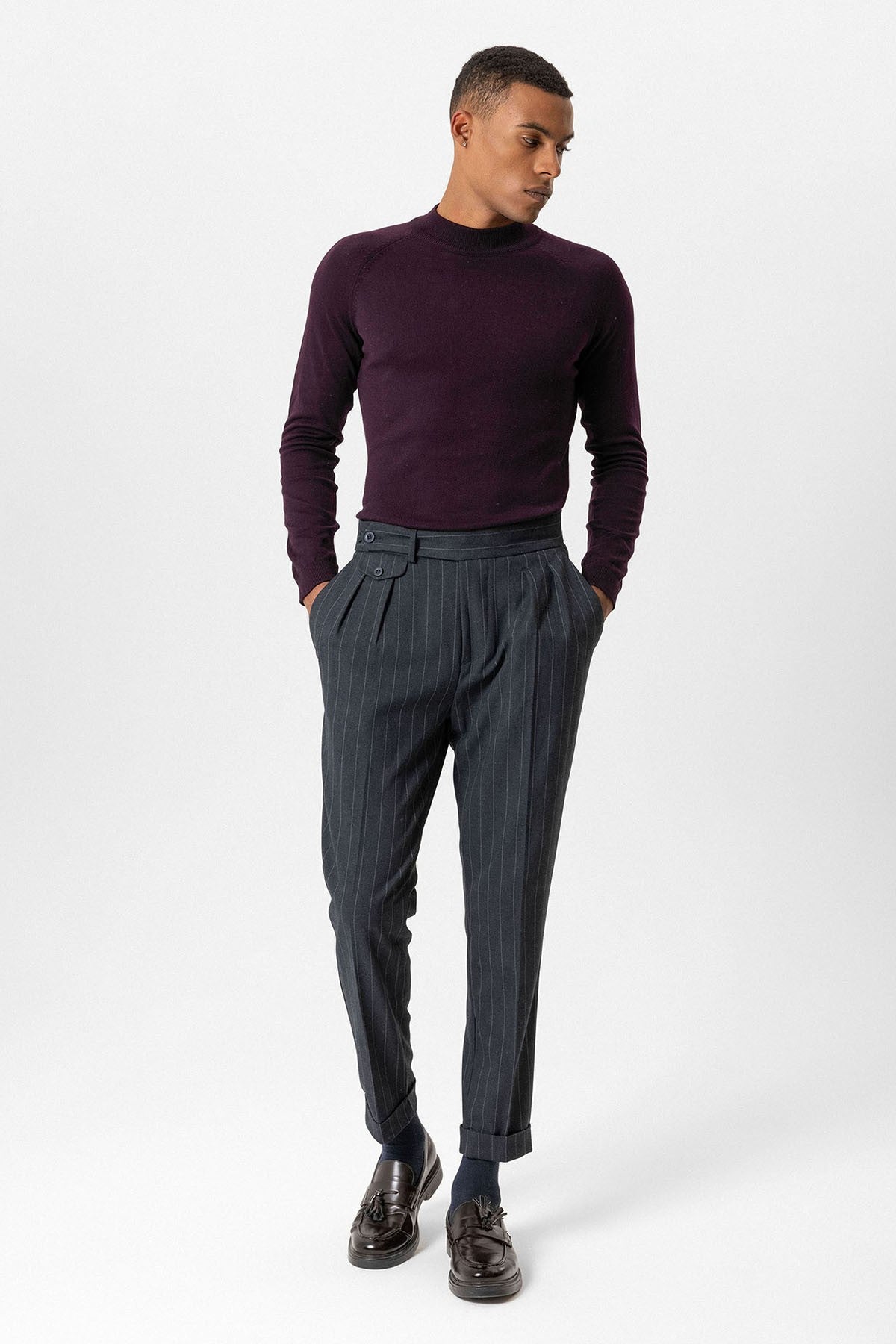 Antioch Men's Half-Turtleneck Sweater