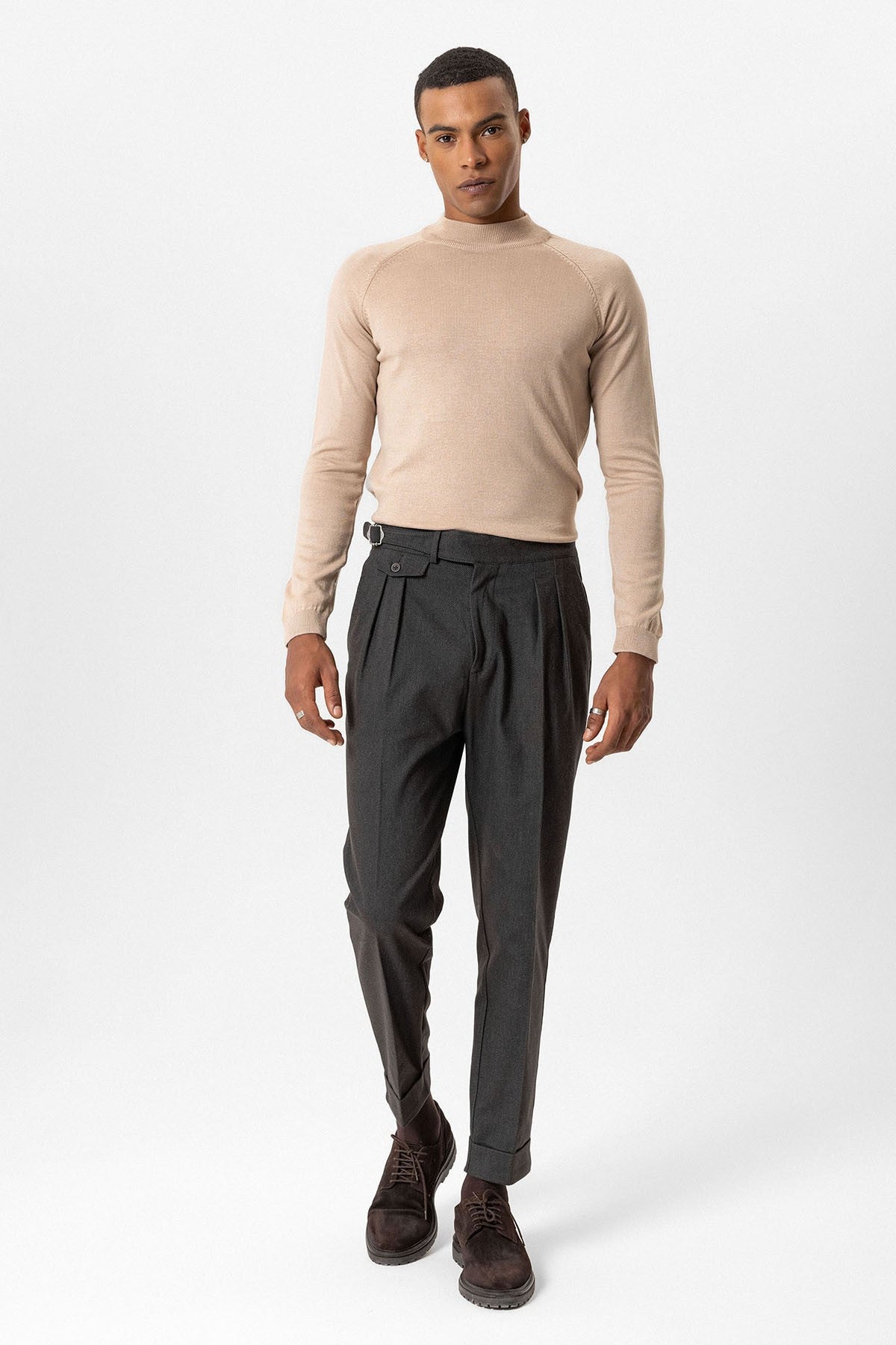 Antioch Men's Half-Turtleneck Sweater