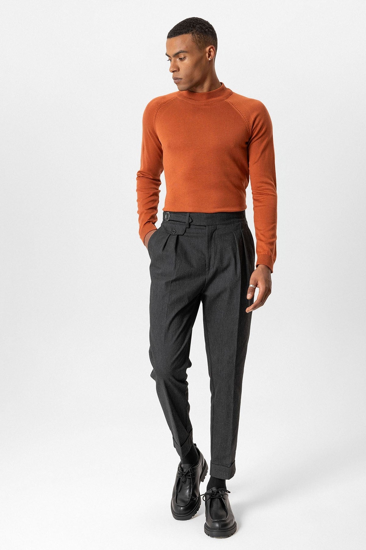 Antioch Men's Half-Turtleneck Sweater