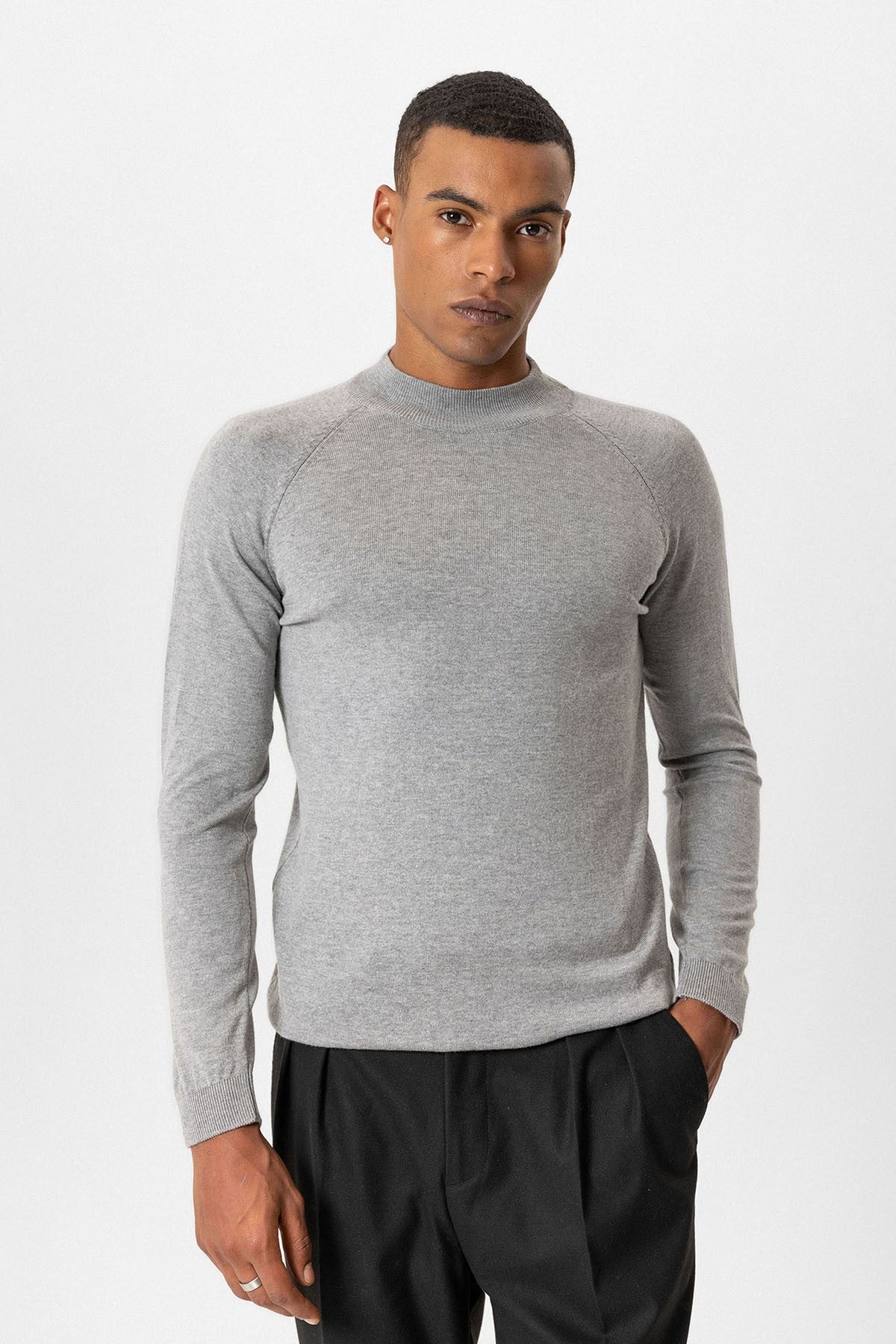 Antioch Men's Half-Turtleneck Sweater