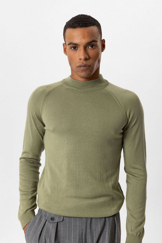 Antioch Men's Half-Turtleneck Sweater