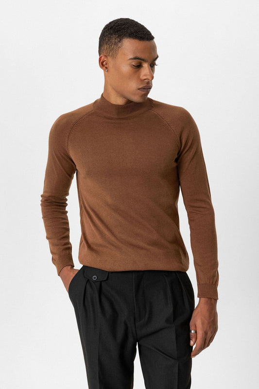Antioch Men's Half-Turtleneck Sweater