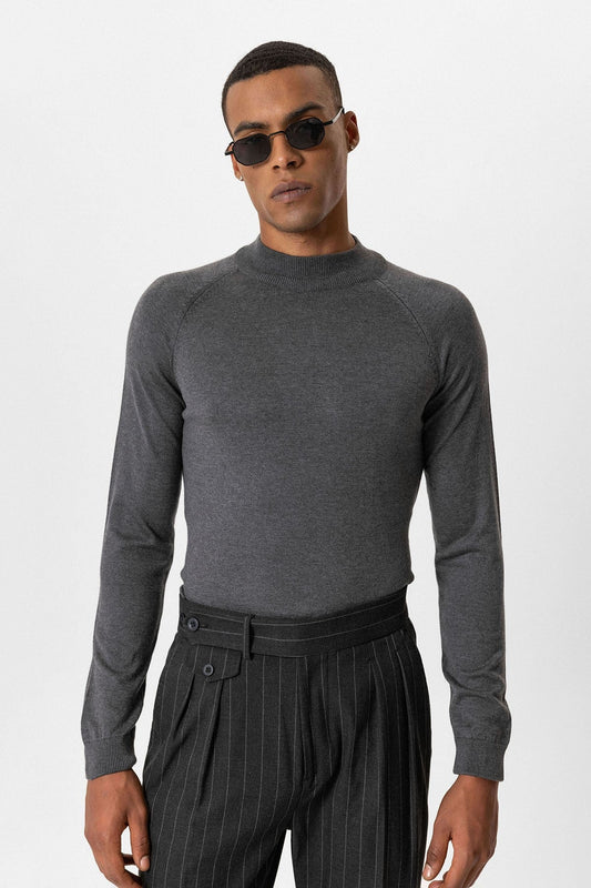 Antioch Men's Half-Turtleneck Sweater