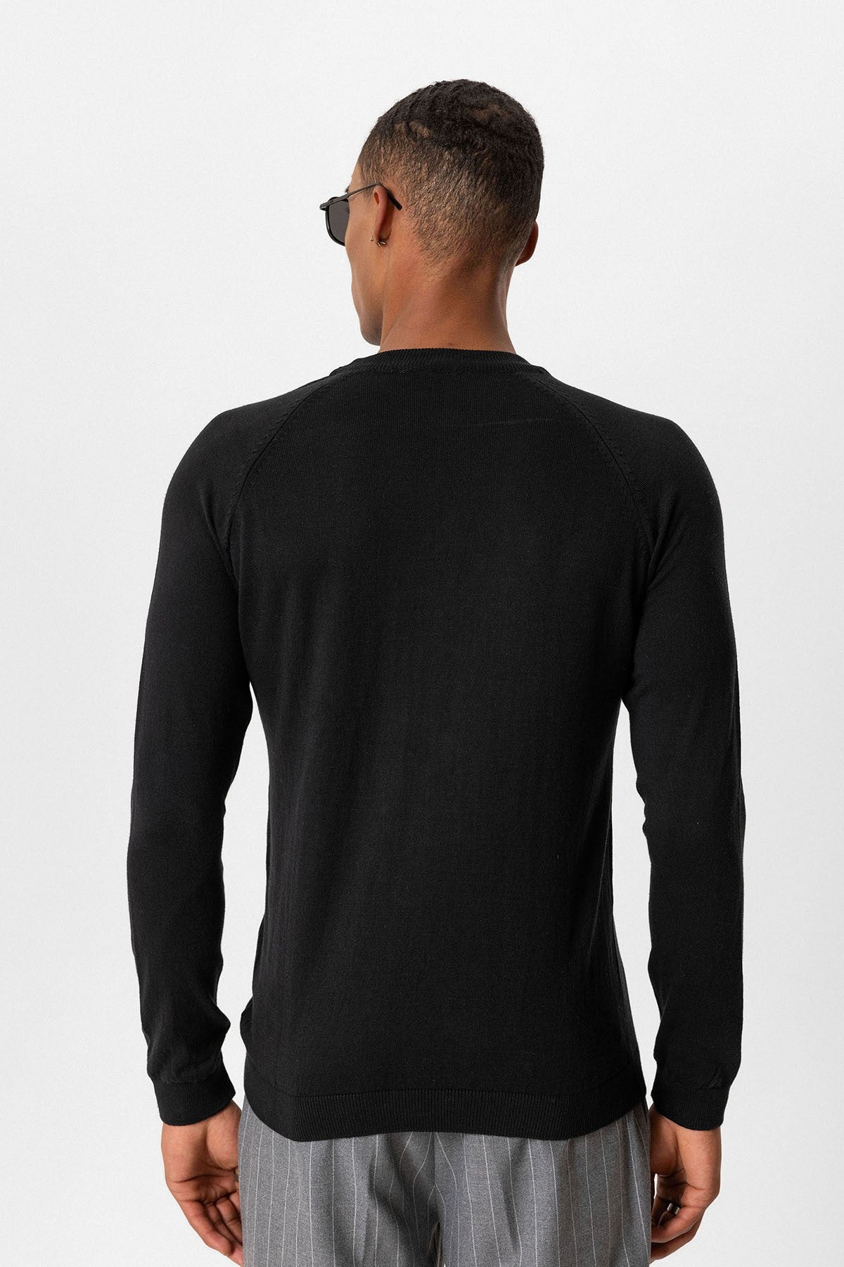 Antioch Bike Neck Slim-Fit Knit Sweater
