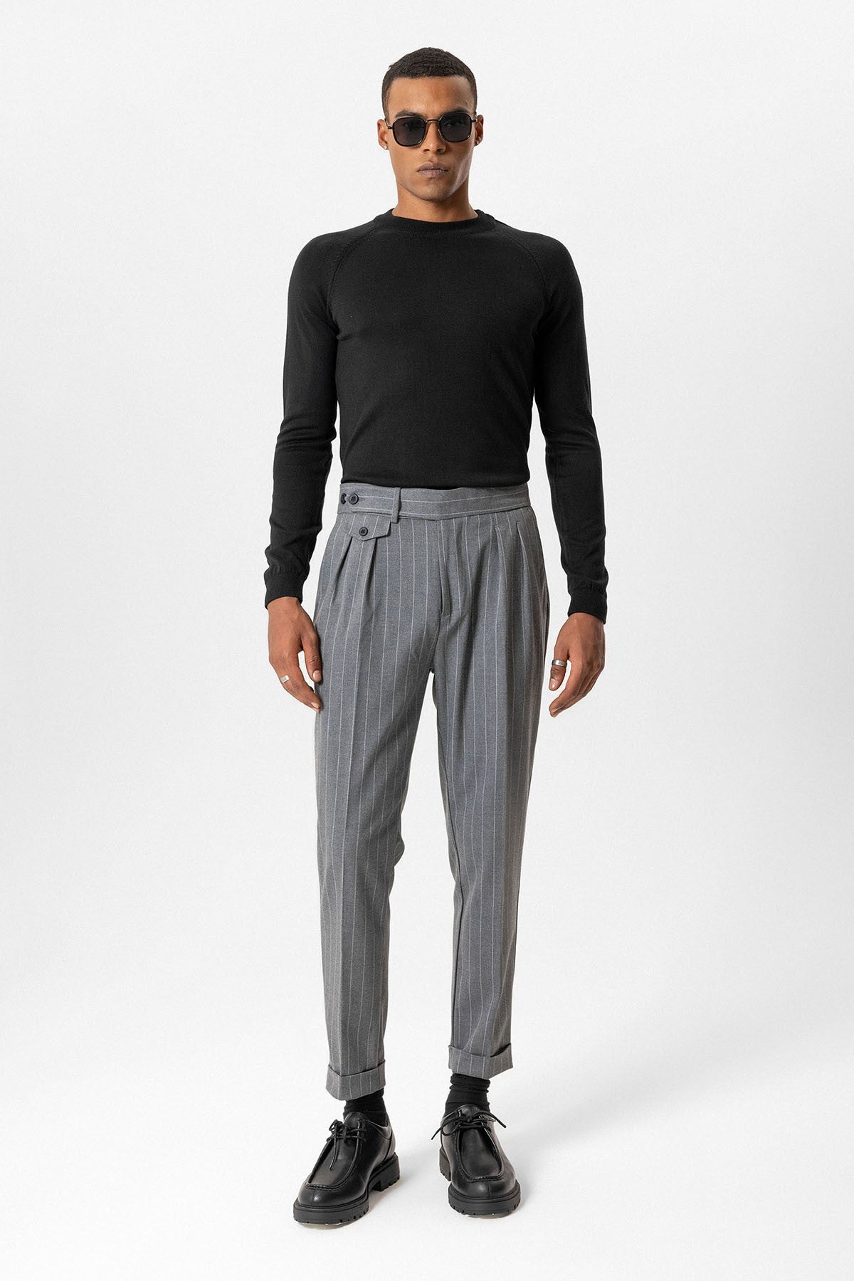 Antioch Bike Neck Slim-Fit Knit Sweater