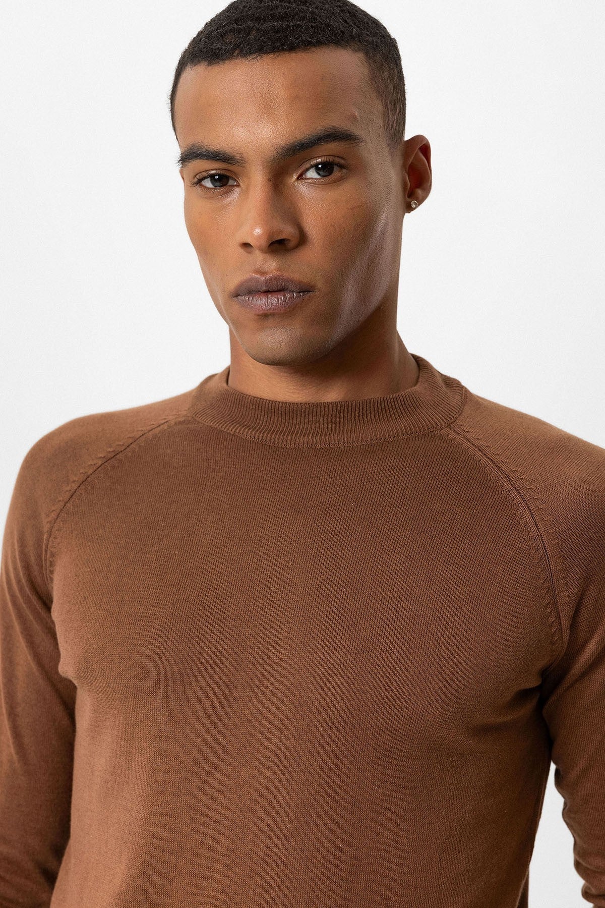 Antioch Bike Neck Slim-Fit Knit Sweater