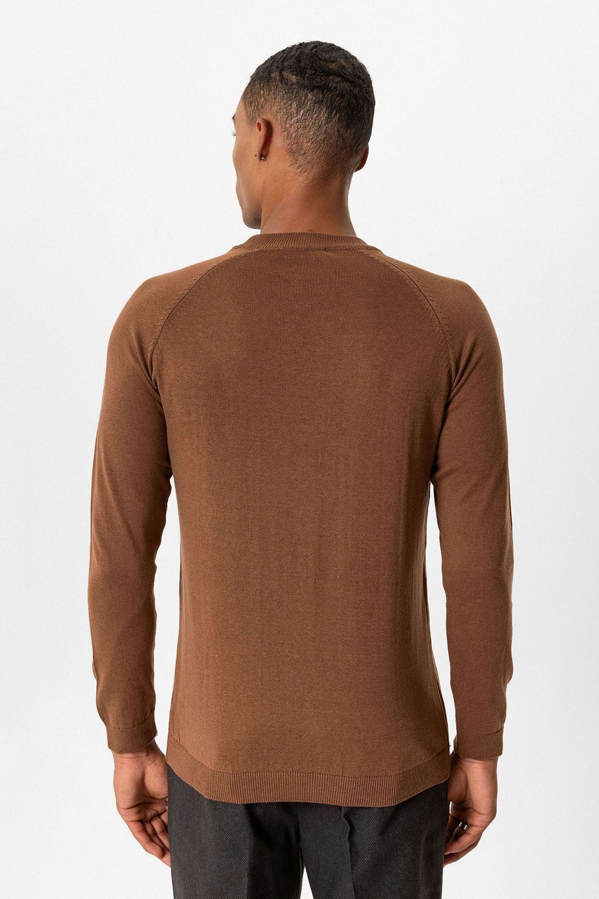 Antioch Bike Neck Slim-Fit Knit Sweater
