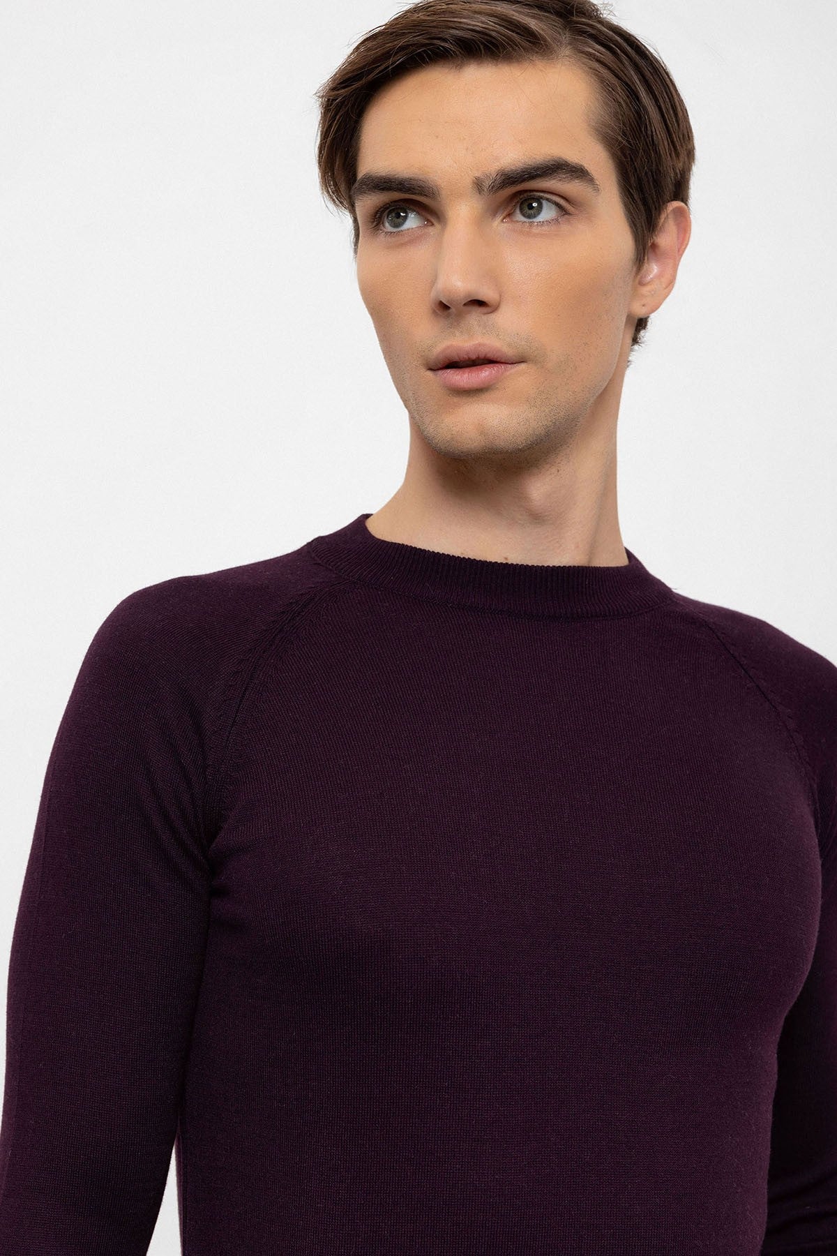 Antioch Bike Neck Slim-Fit Knit Sweater