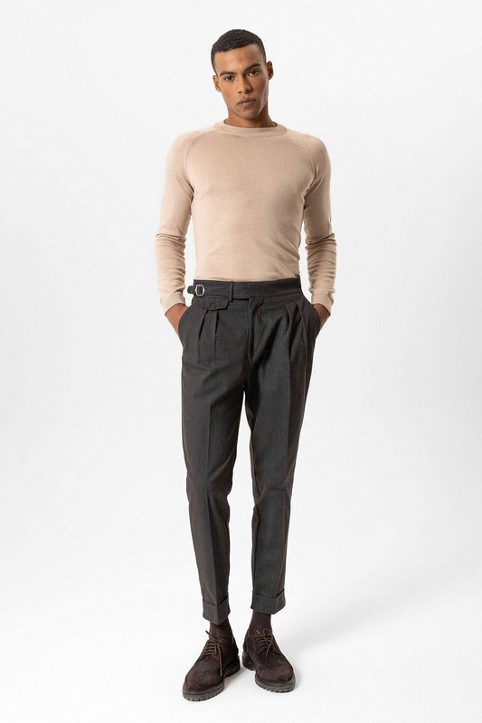 Antioch Bike Neck Slim-Fit Knit Sweater