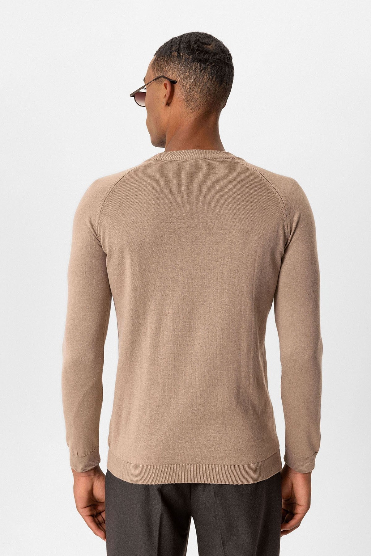 Antioch Bike Neck Slim-Fit Knit Sweater