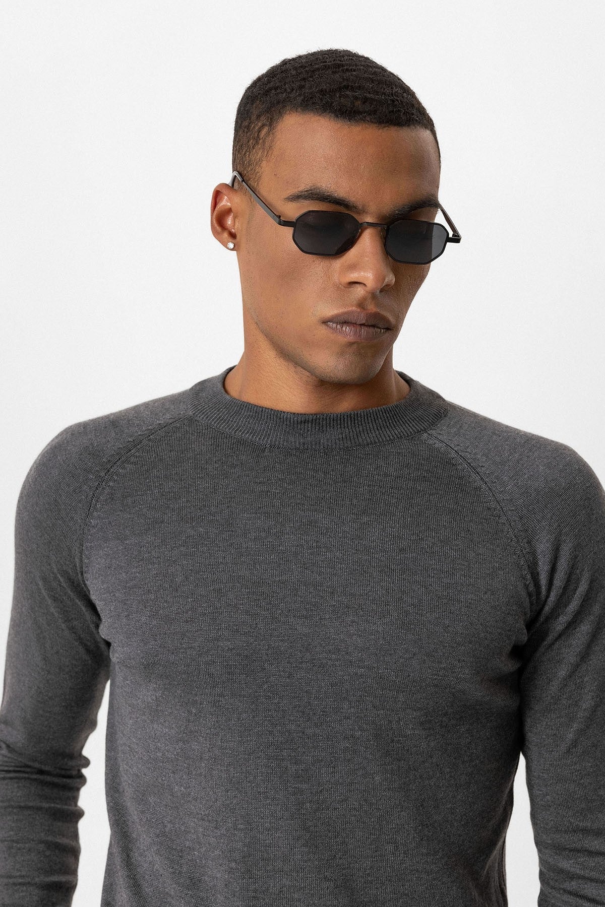 Antioch Bike Neck Slim-Fit Knit Sweater