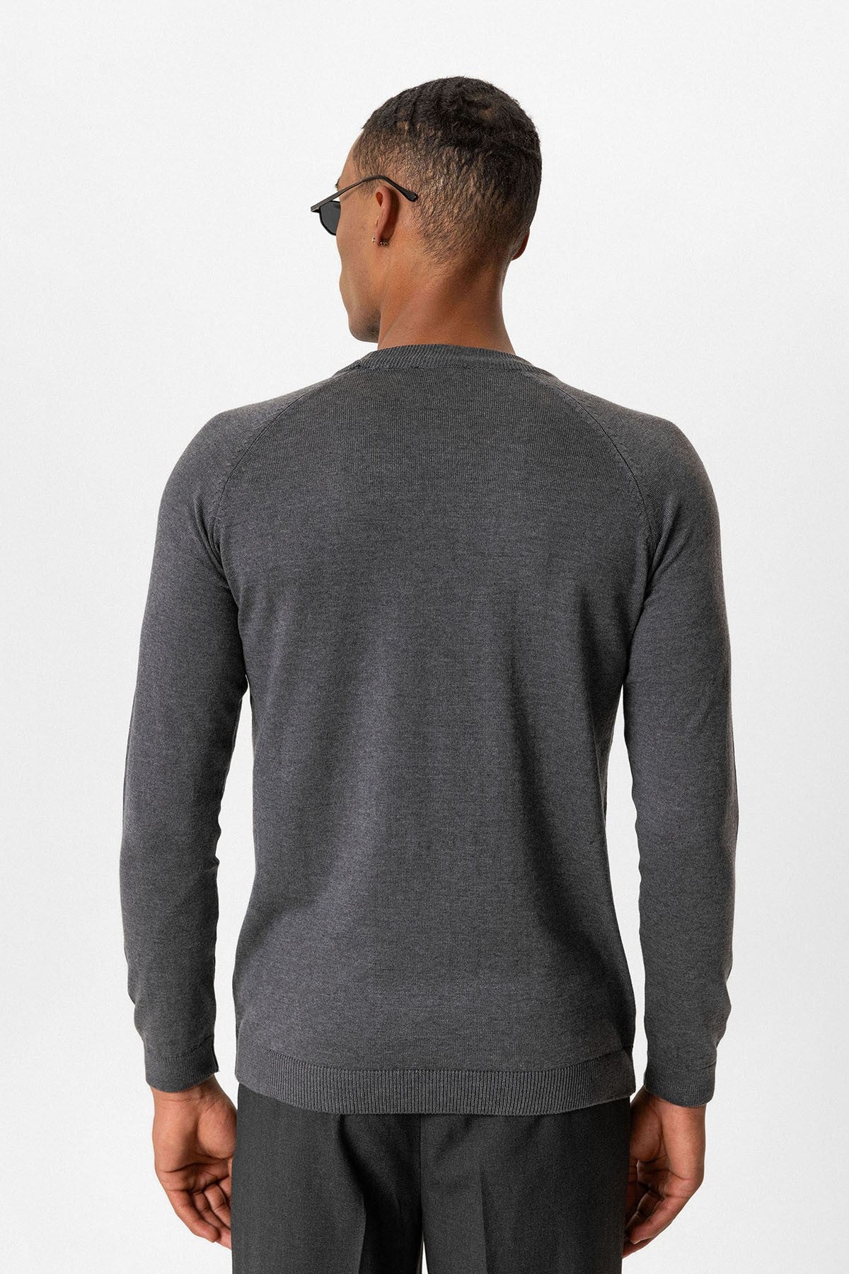 Antioch Bike Neck Slim-Fit Knit Sweater