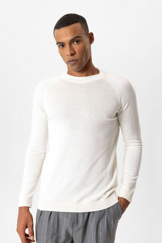 Antioch Bike Neck Slim-Fit Knit Sweater
