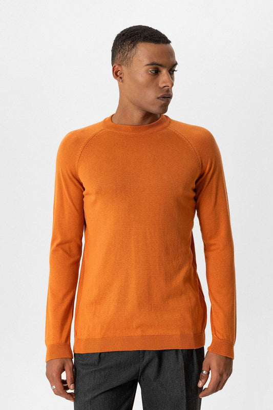 Antioch Bike Neck Slim-Fit Knit Sweater