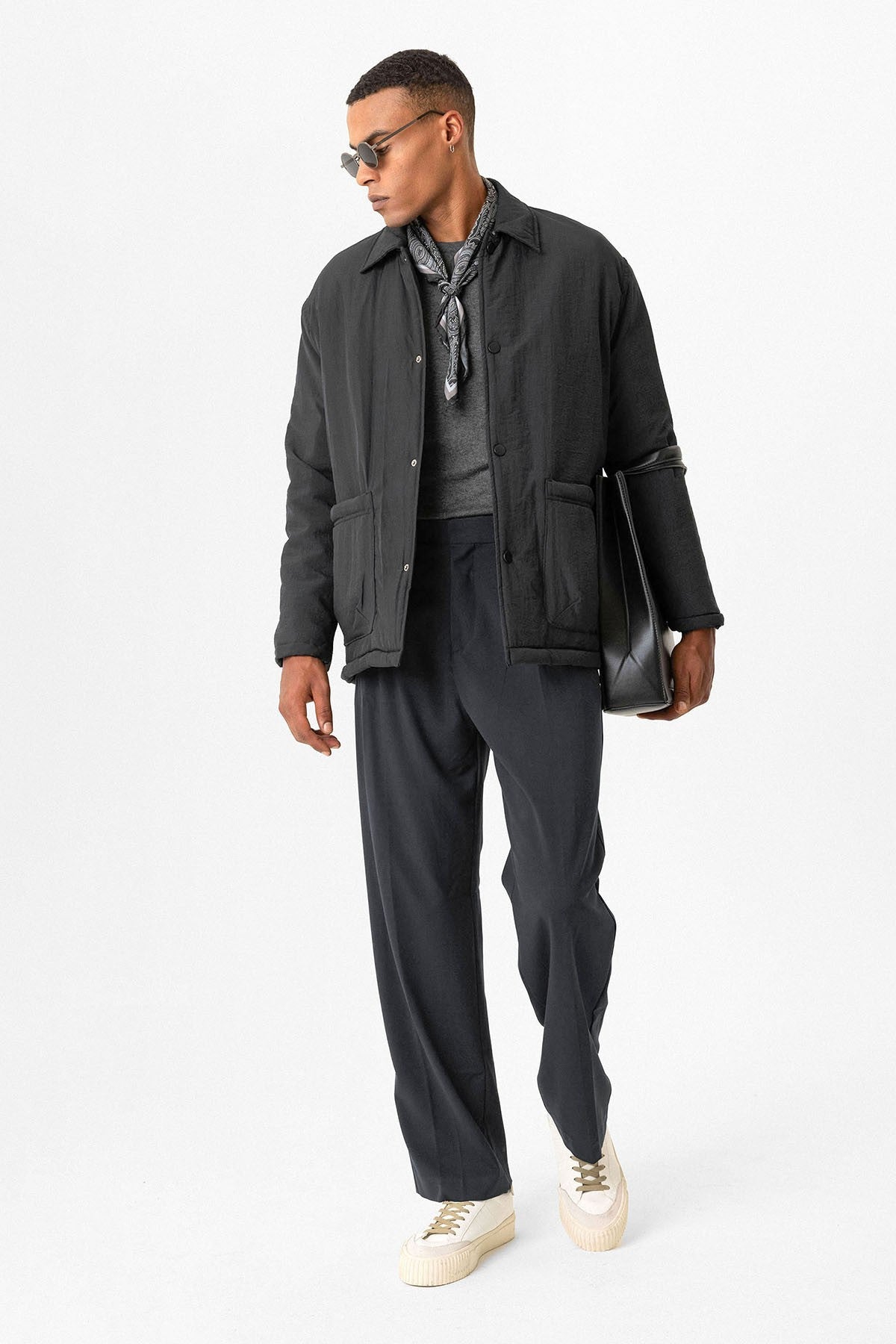 Antioch Lightly Padded Pouch-Pocket Men's Jacket