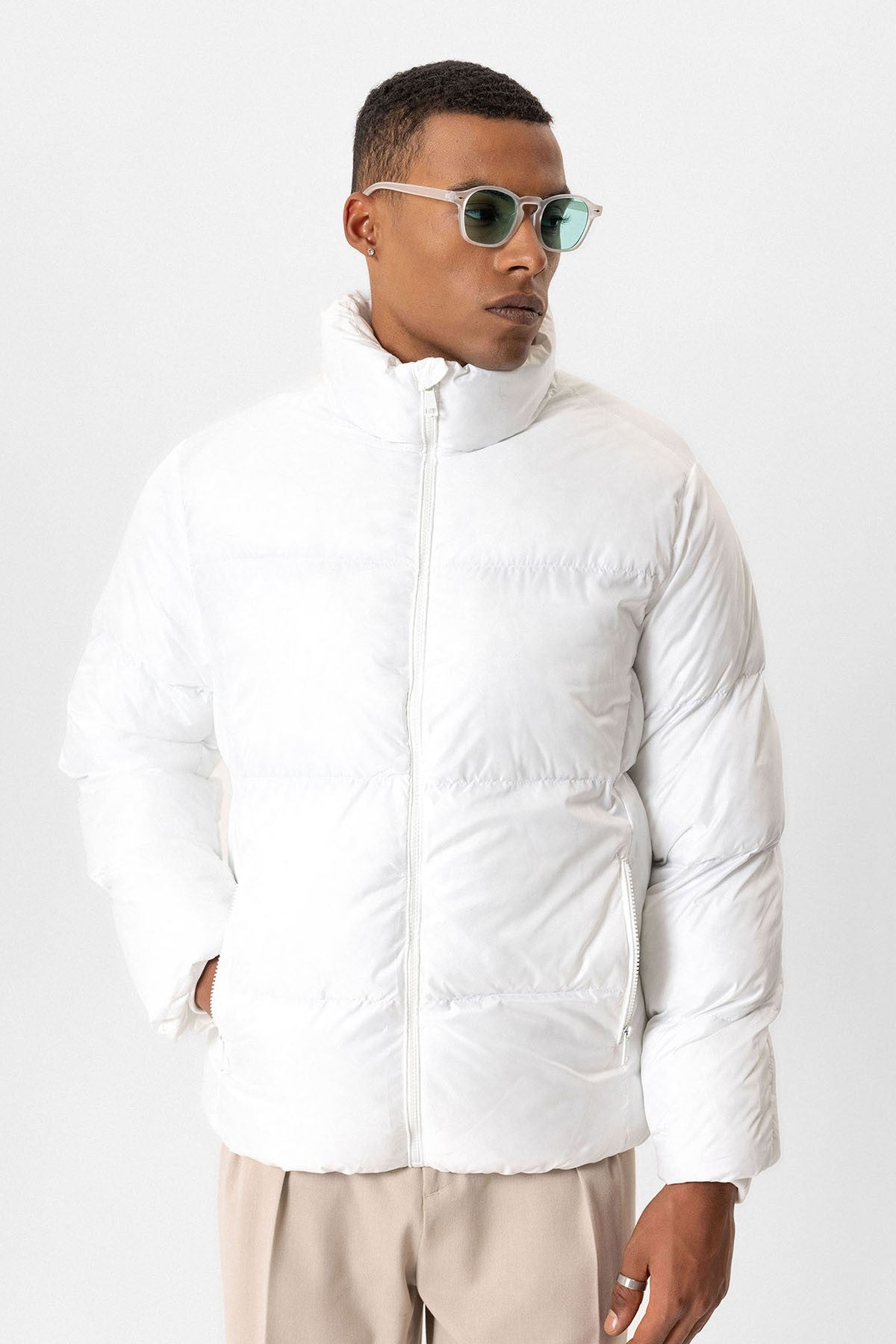 Antioch Stand-Up Collar Rubber Inflatable Jacket
