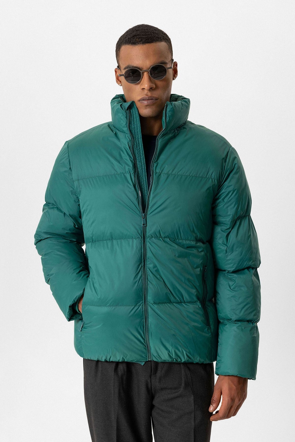 Antioch Stand-Up Collar Rubber Inflatable Jacket