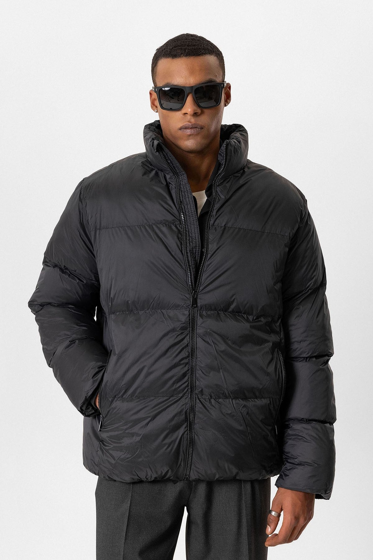 Antioch Stand-Up Collar Rubber Inflatable Jacket