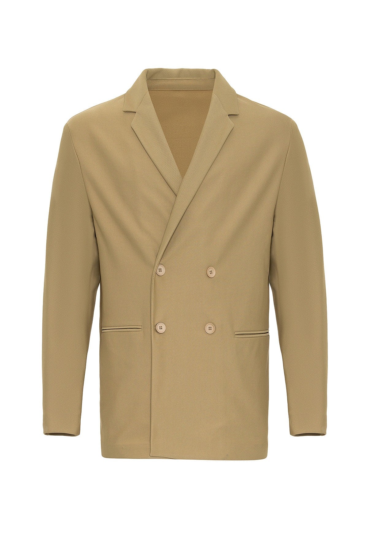 Relaxed-Fit Double-Breasted Men's Suit
