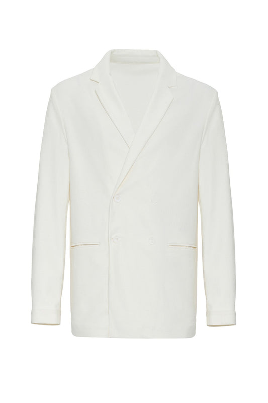Relaxed-Fit Double-Breasted Men's Suit
