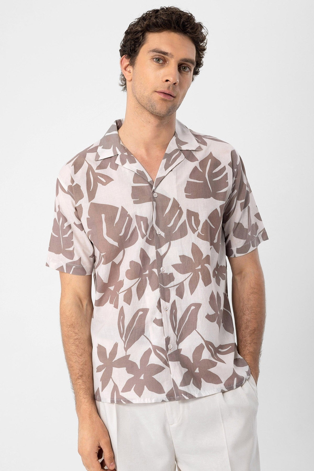 Antioch Floral-Print Crew-Neck Men's Shirt