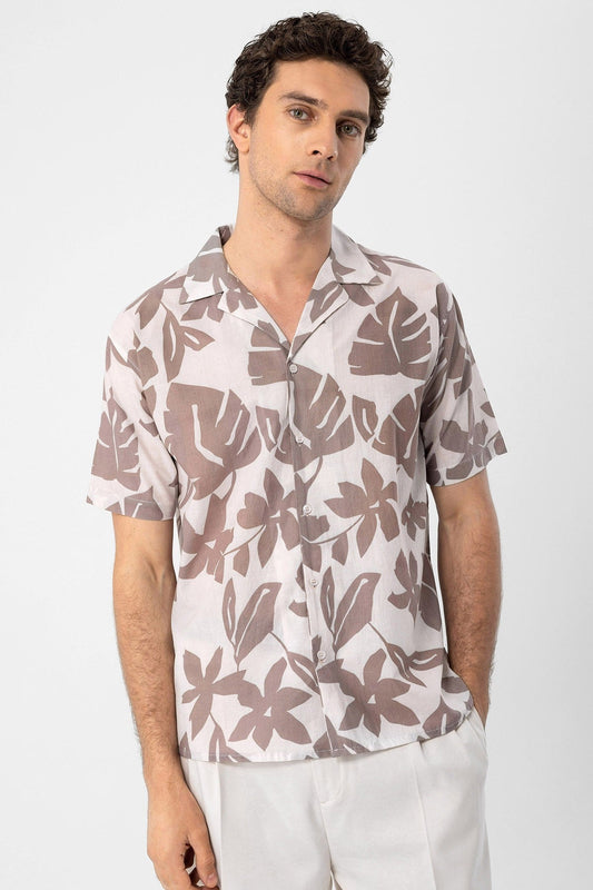 Antioch Floral-Print Crew-Neck Men's Shirt