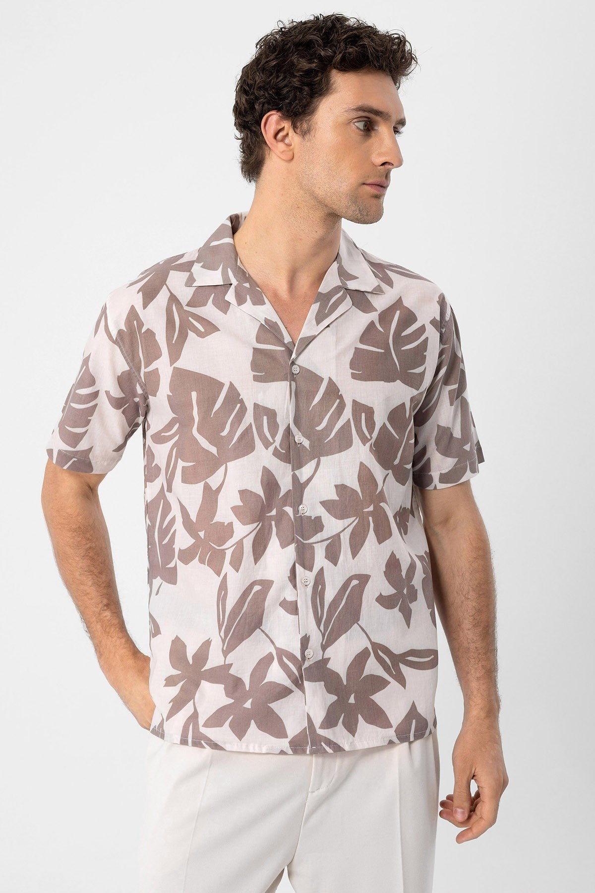 Antioch Floral-Print Crew-Neck Men's Shirt