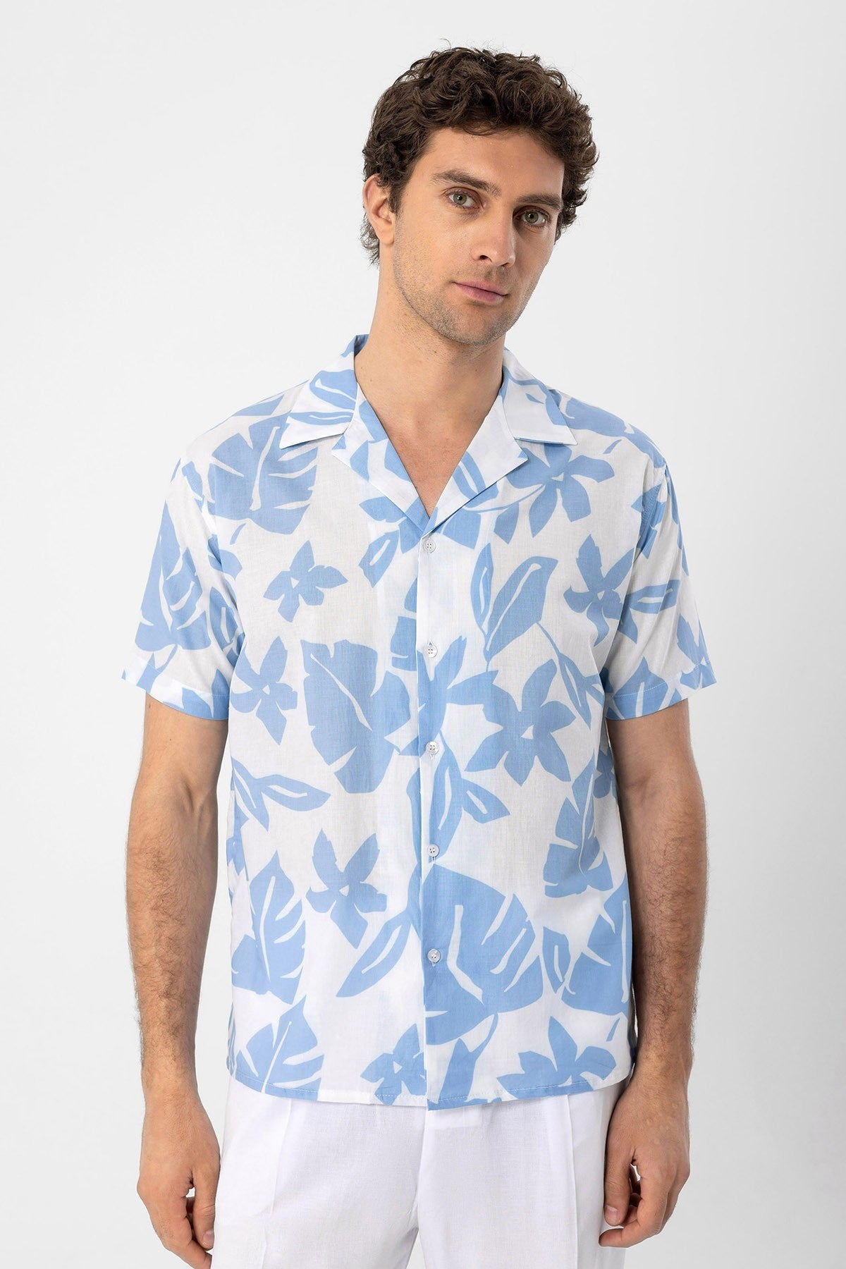 Antioch Floral-Print Crew-Neck Men's Shirt