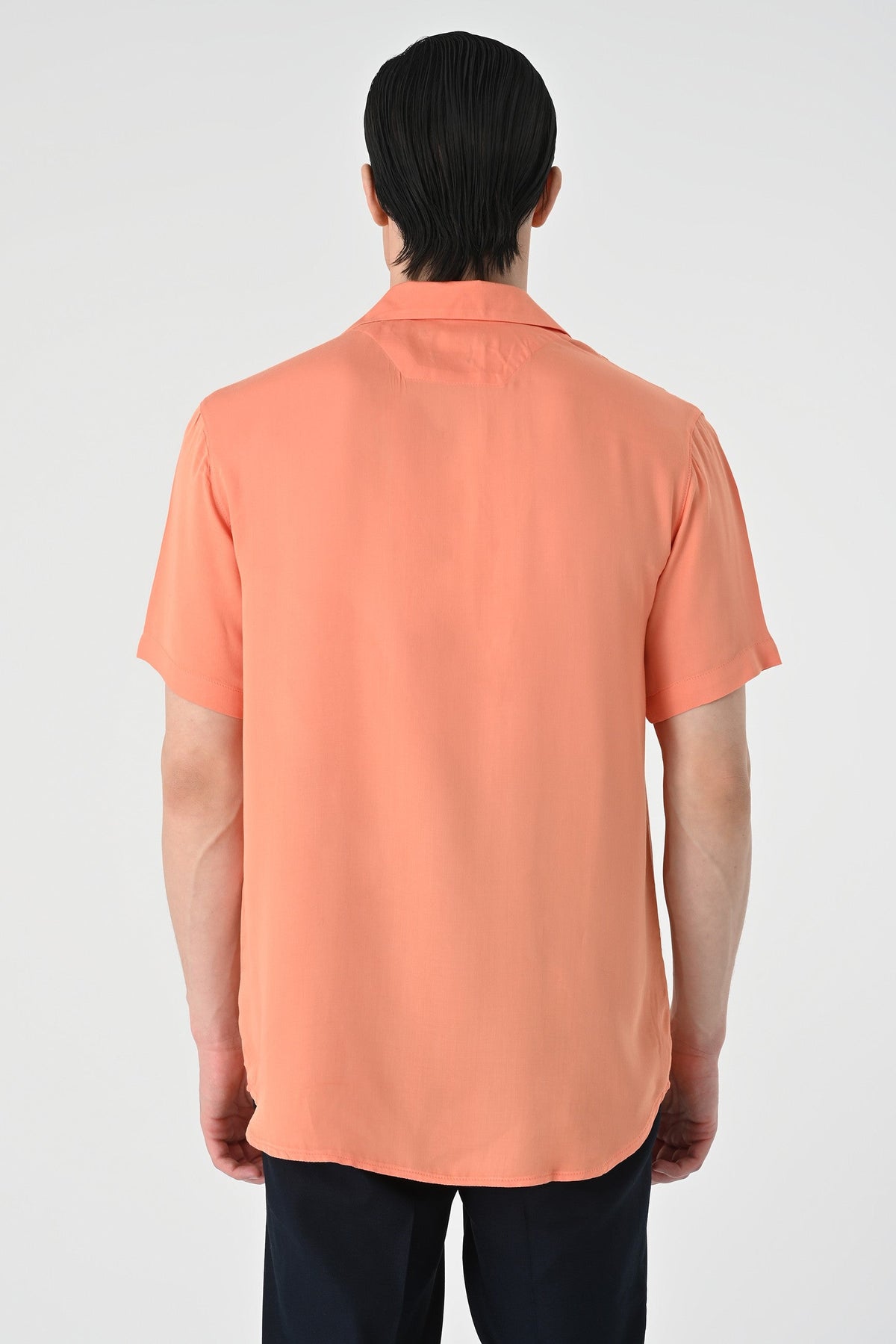 Antioch Oversized Short-Sleeve Men's Shirt with Apache Collar