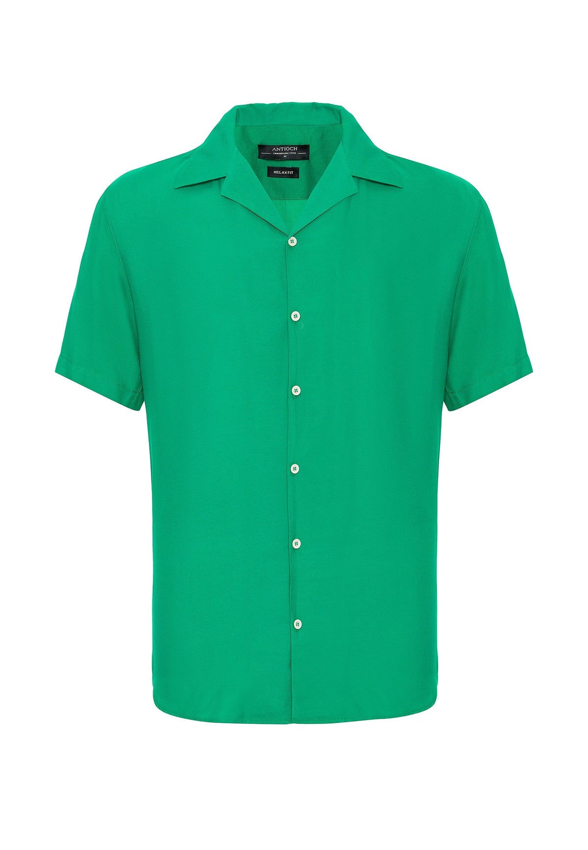 Antioch Oversized Short-Sleeve Men's Shirt with Apache Collar