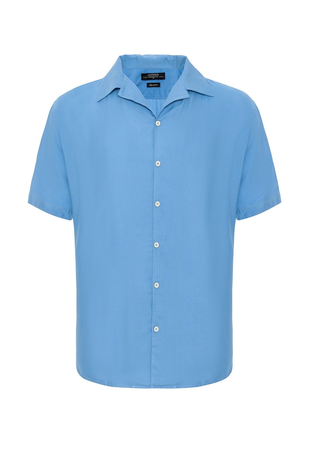 Antioch Oversized Short-Sleeve Men's Shirt with Apache Collar
