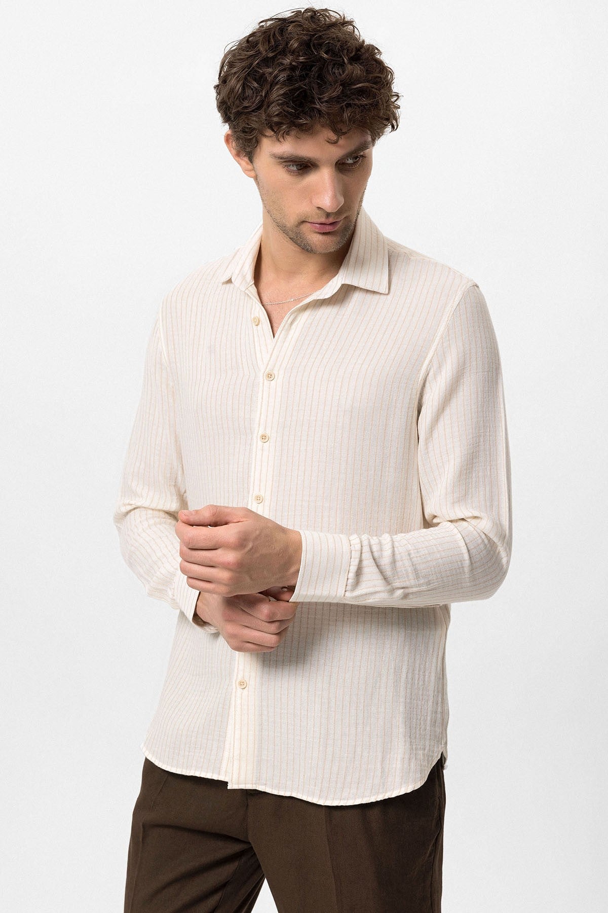 Antioch Cotton Striped Men's Shirt