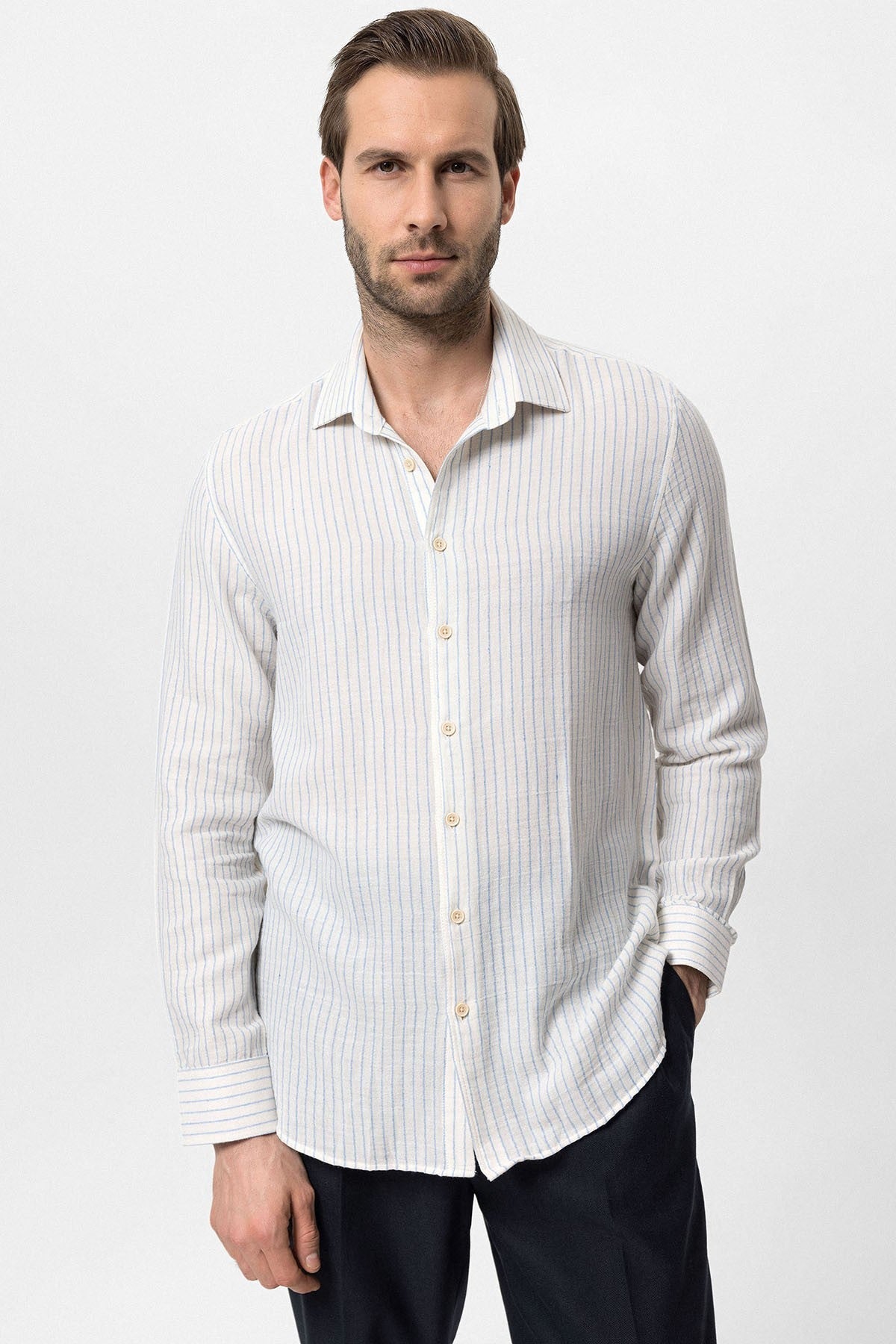 Antioch Cotton Striped Men's Shirt
