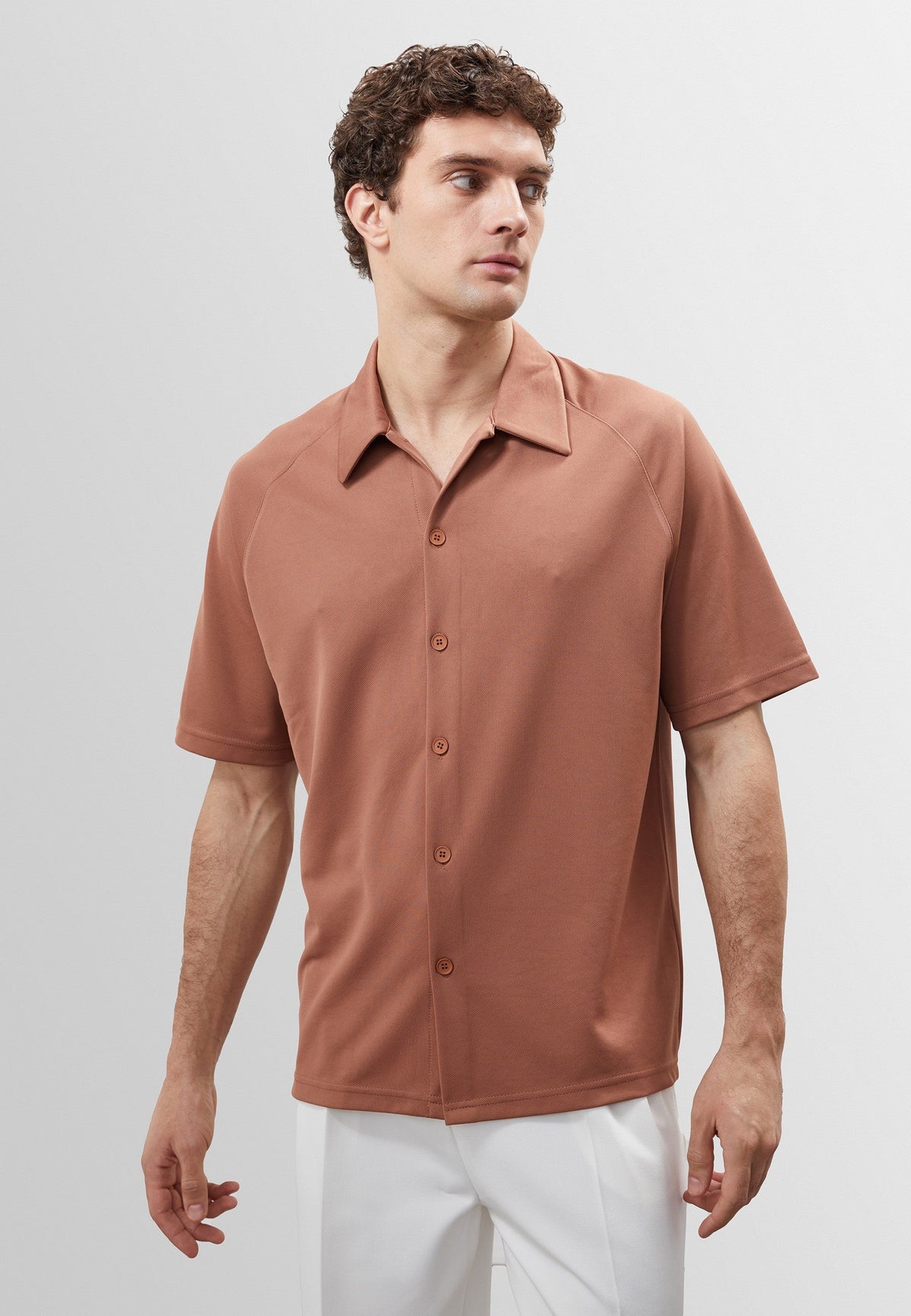 Antioch Oversized Short-Sleeve Men's Shirt