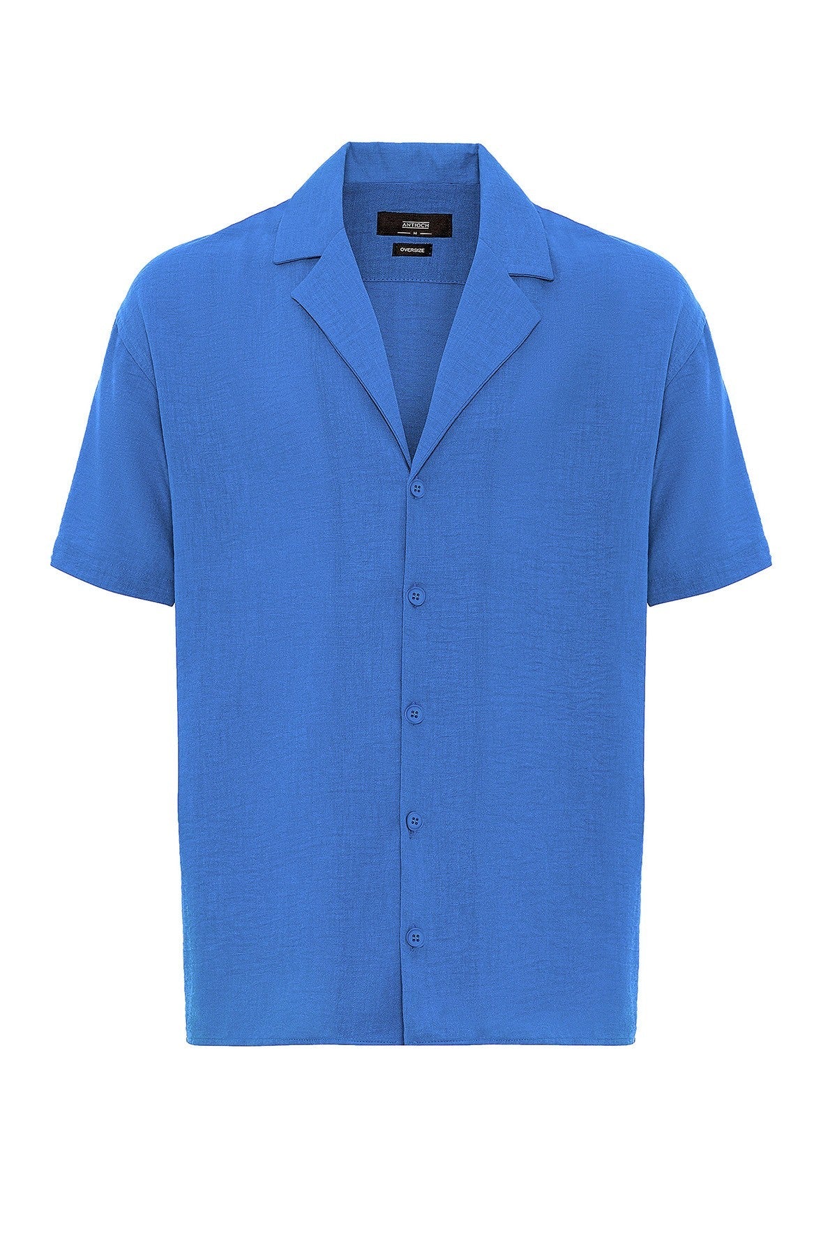 Antioch Oversized Short-Sleeve Men's Shirt with Apache Collar
