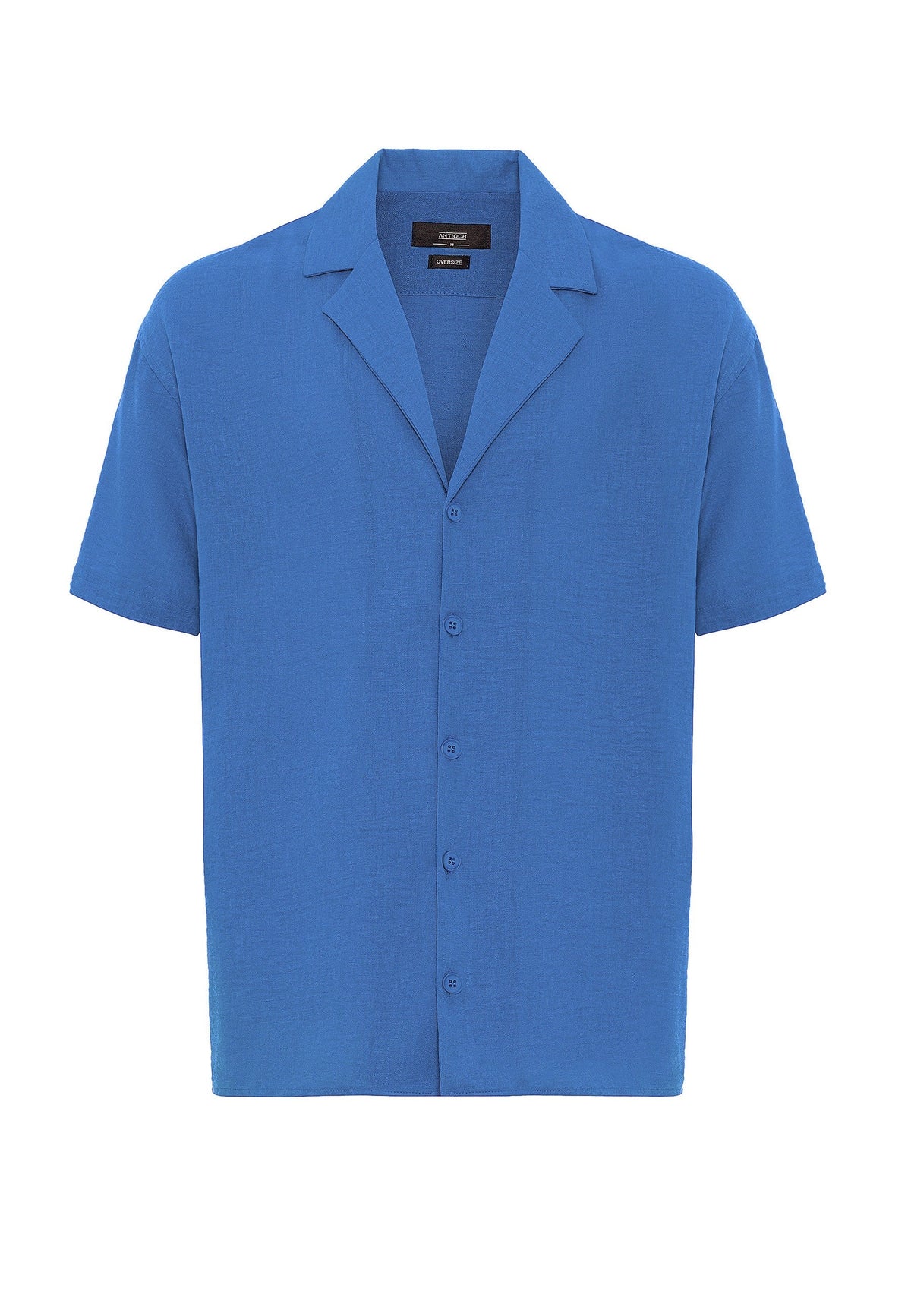 Antioch Oversized Short-Sleeve Men's Shirt with Apache Collar