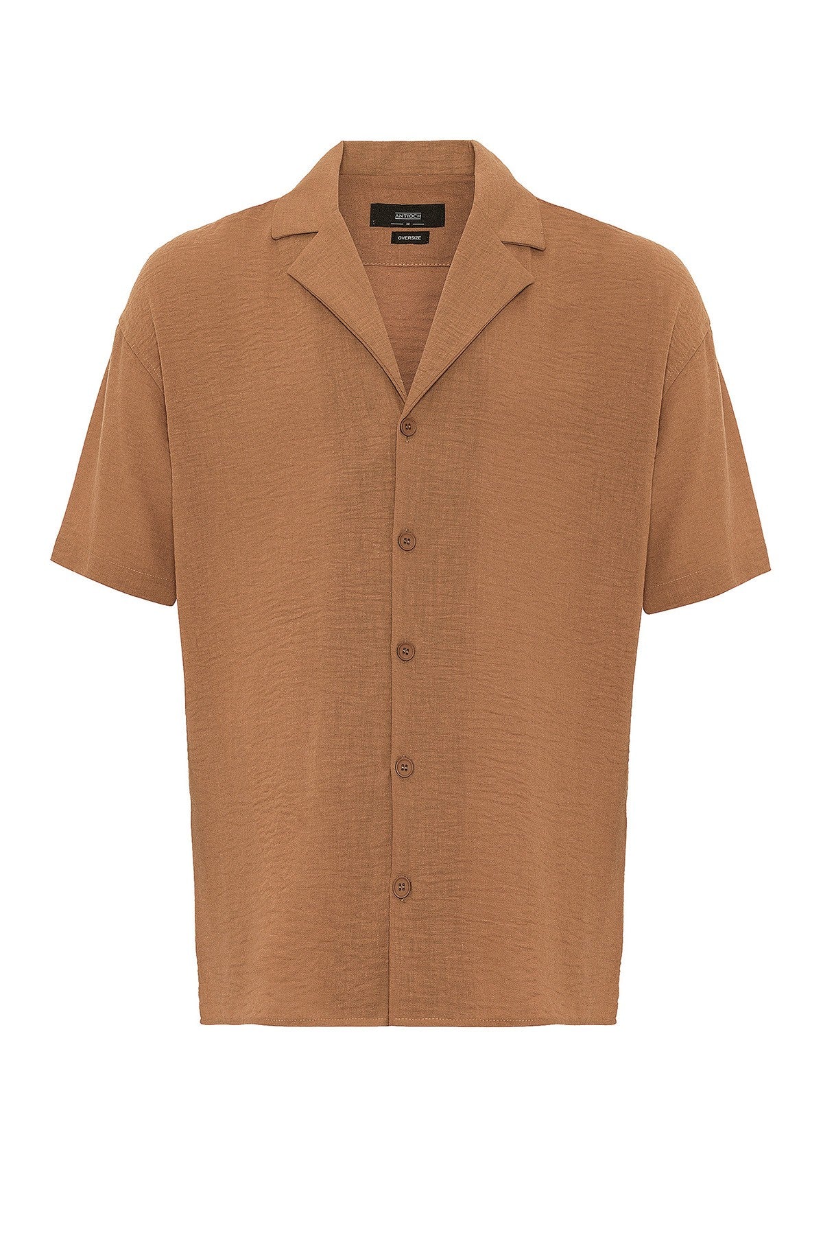 Antioch Oversized Short-Sleeve Men's Shirt with Apache Collar
