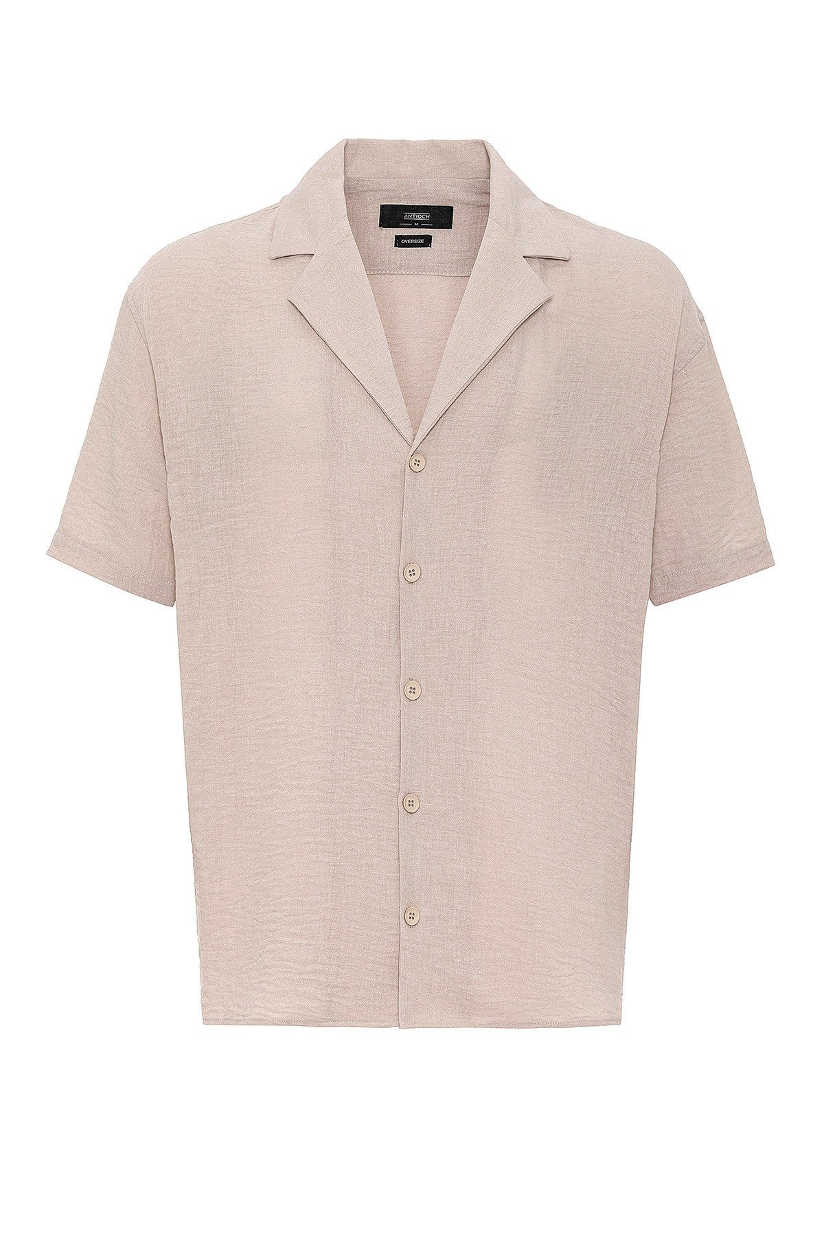 Antioch Oversized Short-Sleeve Men's Shirt with Apache Collar